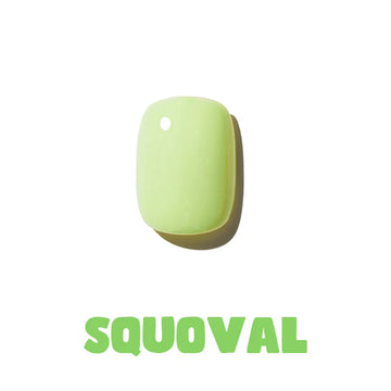 Light green square-shaped product with 