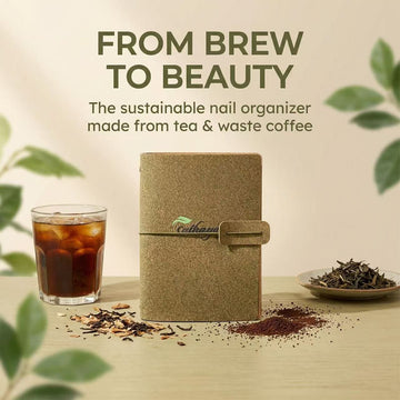 Upcycled Tea Waste Nail Art Organizer